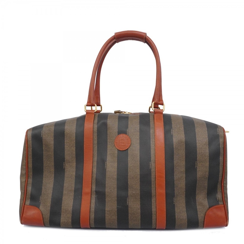 Fendi Boston Bag Pecan Brown Light Men's Women's